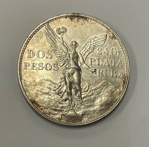 Mexiko - 1921 großes Silber 2 Pesos - sehr beliebt - Bild 1 von 5