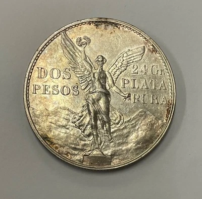 Mexico - 1921 Large Silver 2 Pesos - Very Popular - Image 1 of 4