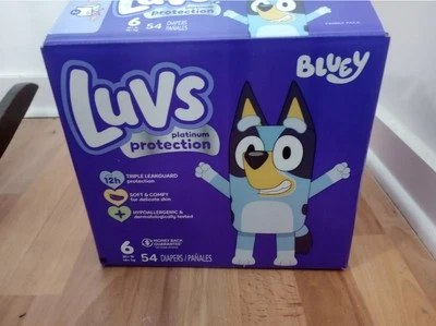 Luvs Platinum Protection | Talla 6 (35+ libras) | 54 pañales | ¡ENVÍO GRATUITO! Foto 1 de 4