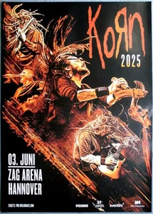 KORN - 2025 - Live In Concert Tour - Poster - Hannover - Picture 1 of 1
