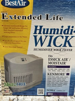 BestAir Extended Life Humidi-Mecha EF21 Humidificador Mecha Filtro EF21-PDQ-3 BestAir Foto 1 de 4