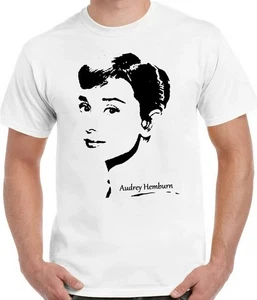 Audrey Hepburn T-shirt. Size: S-XXL. All cotton. Free Shipping to USA - Picture 1 of 7
