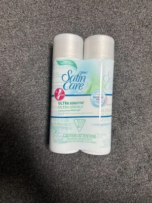 Gillette Satin Care Ultra Sensitive Shave Gel for Women, Pack of 2, 7oz Each - Image 1 of 2