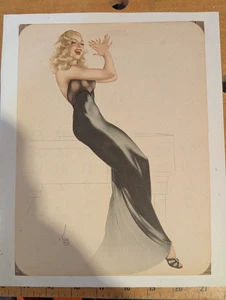 Calendario VARGA Esquire Pin-Up gennaio 1946 Torcia Cantante - Foto 1 di 4