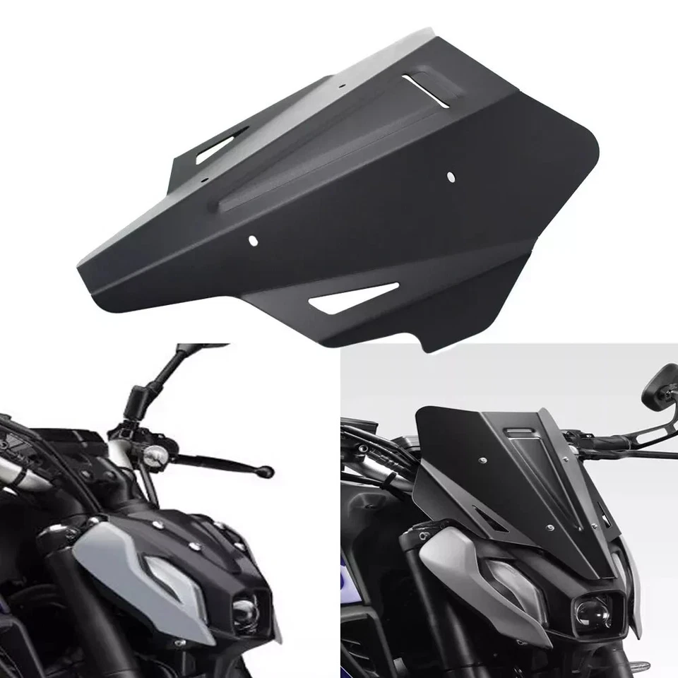 Fit For Yamaha MT07 2021-2024 Aluminum Windshield Wind Shield Screen Protector - Image 1 of 4