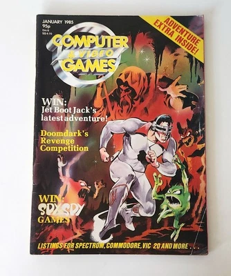 Computer And Video Games Magazine January 1985, C+VG - Image 1 of 2
