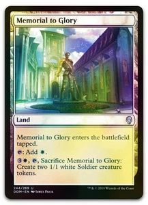 Memorial to Glory #244 (Foil) (NM) Dominaria DOM Magic MTG - Picture 1 of 2