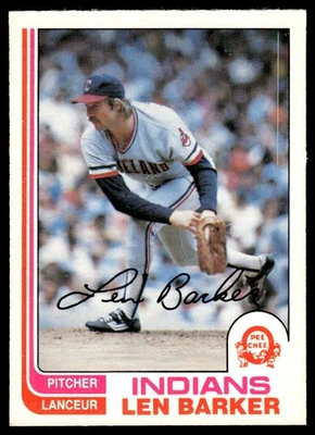 1982 O-Pee-Chee VTG OPC EX-NM Len Barker Cleveland Indians #360 - Image 1 of 2