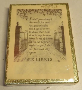 Neue Schachtel mit 50 Antiochien Exlibris durch Welt Design New Old Stock Book Plate - Bild 1 von 7