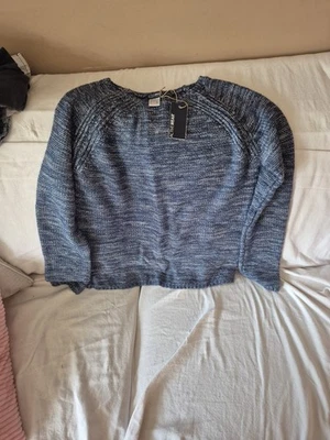 La Redoute Women's, Navy & White , Jumper, Size 14/16 - Image 1 of 3