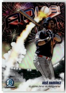 Topps Bowman Chrome MLB 2025 No. AD-1 Jose Ramirez Adios Refractor - Bild 1 von 2
