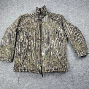 Vintage Cabelas Whitetail Jacket Mens Large Realtree Camo Wool Made USA Hunting - Picture 1 of 9