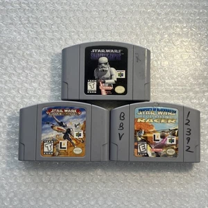 Star Wars: Rogue Squadron/Shadows of the Empire/Episode I Racer (Nintendo 64 N64 - Picture 1 of 13
