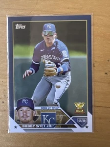 2023 Topps Series 1 Baseball ⚾️ Bobby Witt Jr. #7 Royal Blue Color Match ROYALS - Bild 1 von 2