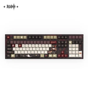 Clavier mécanique authentique chinois officiel Genshin Impact Hutao axe rouge whi - Photo 1/8