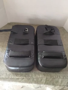 Set of (2) Kick Pad Shield Punching Bag Martial Arts Training Boxing Gym Equip - Picture 1 of 5