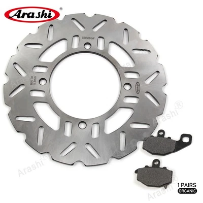 Rotor de disco de freno trasero y pastillas de freno orgánicas para Kawasaki Z1000/ABS 2010-2015 Foto 1 de 4