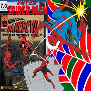1966 Daredevil #16 CGC 7.0 1° John Romita Spider-Man Art prima app maschera Maraude - Foto 1 di 3