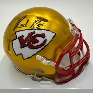 MINI CASCO RASHEE RICE FIRMATO/AUTOGRAFATO KANSAS CITY CHIEFS RIDDELL FLASH--BAS - Foto 1 di 8