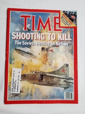 Time Magazine September 12, 1983- Shooting To Kill- Soviets Destroy An Airliner - Image 1 of 4