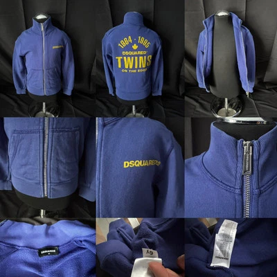 DSQUARED2 Sweatjacke - blau und gelb 6 Jahre - Bild 1 von 4