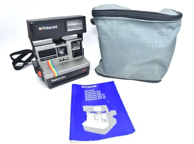 Polaroid Supercolor 635 Instant Film Camera uses 600 Type Film Tested Working - Image 1 of 4