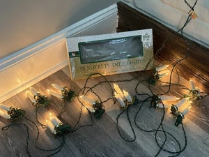 Kurt Adler 15 LIght Triple Candle Stick String Lights 2 Stands/1 Box, 💡Works - Picture 1 of 7