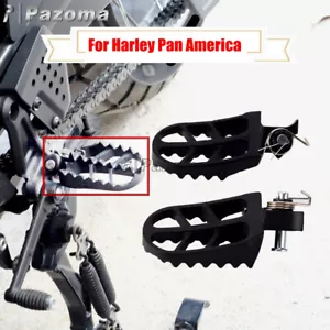 Motorcycle Foot Pegs Pedals For Harley Pan America 1250 RA1250 Special RA1250S - Picture 1 of 10