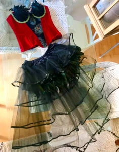 Set Damen 38 Kostüm Tutu Korsett Kleid Fasching Karneval Halloween hochwertig - Bild 1 von 7