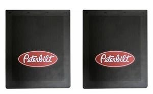 Peterbilt 24" x 30" Heavy Duty Rubber Semi Truck Mud Flaps 3050MF-FG w/ Bolt Kit - Picture 1 of 3