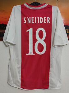 SNEIJDER AJAX AMSTERDAM ADIDAS 2004 2005 SOCCER FOOTBALL SHIRT JERSEY Sz M