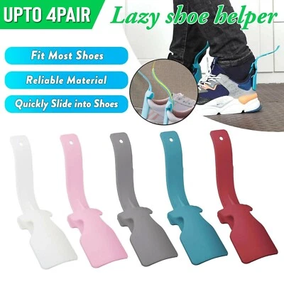 Lazy Shoe Helper Handled Lifting Horn Unisex Easy To Wear Universal Shoes - image 1 of 4