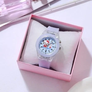 Hello Kitty Sanrio Blue flashing LED Watch, Quartz, Analog - Picture 1 of 11