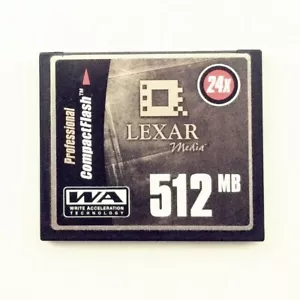 Lexar Media 512 MB CompactFlash Pro - 40x Speed - VGC (CF512-40-380) - Picture 1 of 1