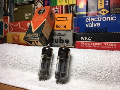 2 件 罕见 DGetter 东芝/松田马自达 12BH7A ~ PremiumTall 12AU7 ECC82 PluginSub — 第 1/4 张图片