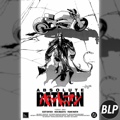 ABSOLUTE BATMAN #1 3er PTG Javier Fernández Akira Homenaje Boceto Variante EN MANO Foto 1 de 4