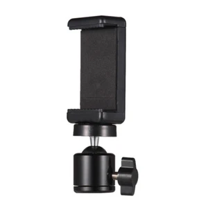 Adjustable Phone Holder Smartphone Clip + Flexible Ballhead Adapter Mount I7Z9 - Picture 1 of 8