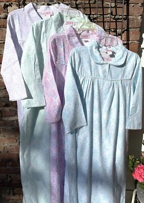New Ladies Ballerina  length 52"  Soft  Flannel Night Gowns  S M L 1X 2X 3X - Image 1 of 4