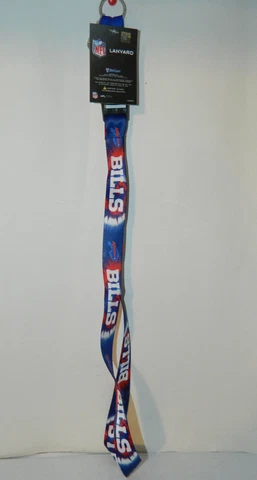 Buffalo Bills Tie Dye Keychain Lanyard NFL Football tailgate id badge holder new Cover
