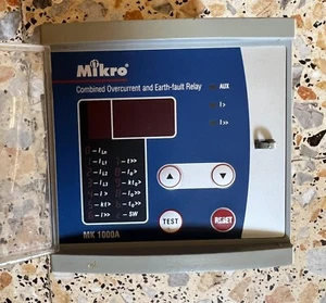 MIKRO MK1000A COMBINED OVERCURRENT AND EARTH-FAULT RELAY - Picture 1 of 9