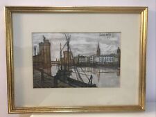 Bernard Buffet 'Le Port de la Rochelle' framed print signed