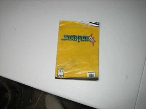 Starfox Nintendo 64 N64 libretto istruzioni solo manuale originale autentico - Foto 1 di 6