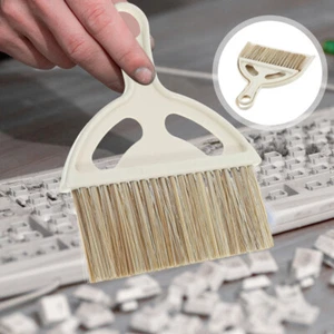 1 Set Convenient Mini Broom Household Dust Pan Mini Dustpan Cleaning Tool - Photo 1/12