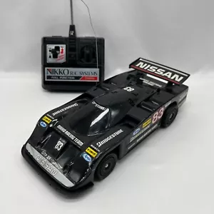 VTG Nikko 1985 Nissan GTP ZX-Turbo RC Car #83 W/Remote Control Tested *Video* - Picture 1 of 17