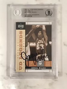 2003-04 UD Legends JAMAAL Wilkes Lakers Autograph Signed Card (BAS) - Bild 1 von 2