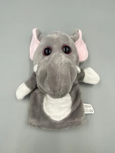 Kellytoy Peluche Elefante Marioneta 11" Mano Marioneta Ojos Duros Peluche Juguete - Imagen 1 de 6