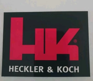 Heckler & Koch Official HK 3x4 OEM Decal Sticker VP9 USP P7 P2000 HK45 416 G36 - Picture 1 of 1