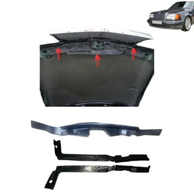 Sealing SET Hood interior three-piece for Mercedes-Benz W124 - Image 1 of 4