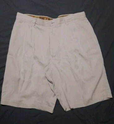 Pantalones cortos chinos de golf Jamaica Jaxx para hombre talla 34 100 % seda beige Foto 1 de 4