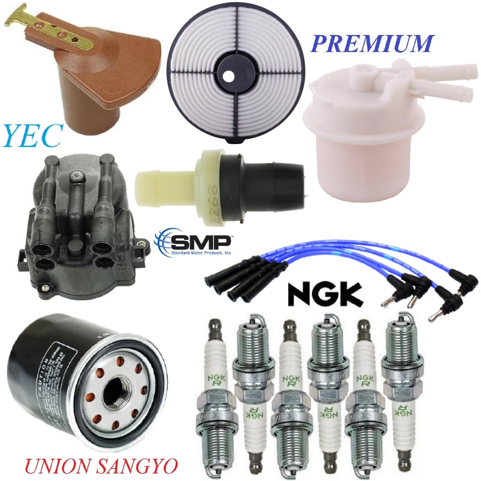 Tune Up Kit Filters Cap Wire Spark Plugs for Toyota Tercel L4 1.5L 1986-1988 - Image 1 of 1